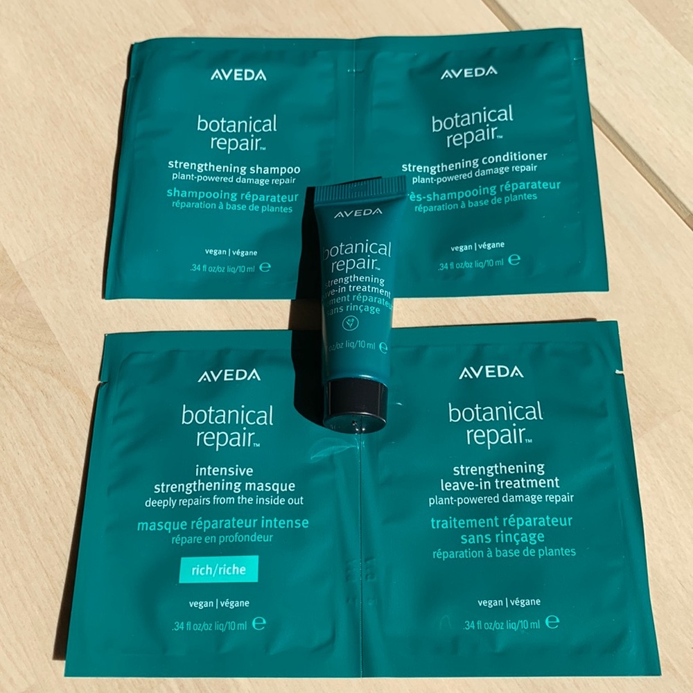 NIP Aveda Botanical Repair hair care sampler
